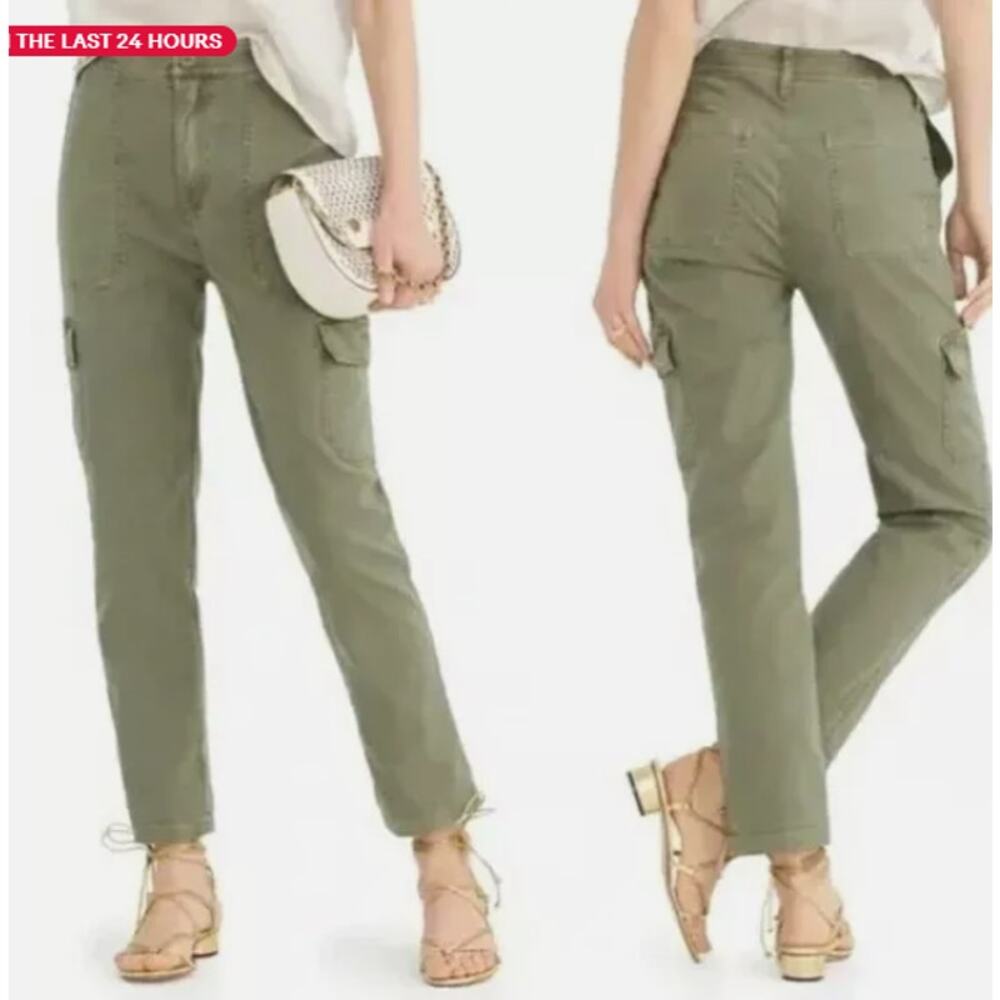 J.Crew Olive Green Khaki Cargo pants Size 29 *G